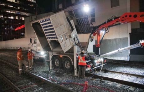 Rail-6 trucks maintenance work
