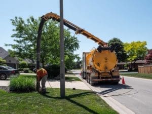 Easily determine cost of excavating potholes.