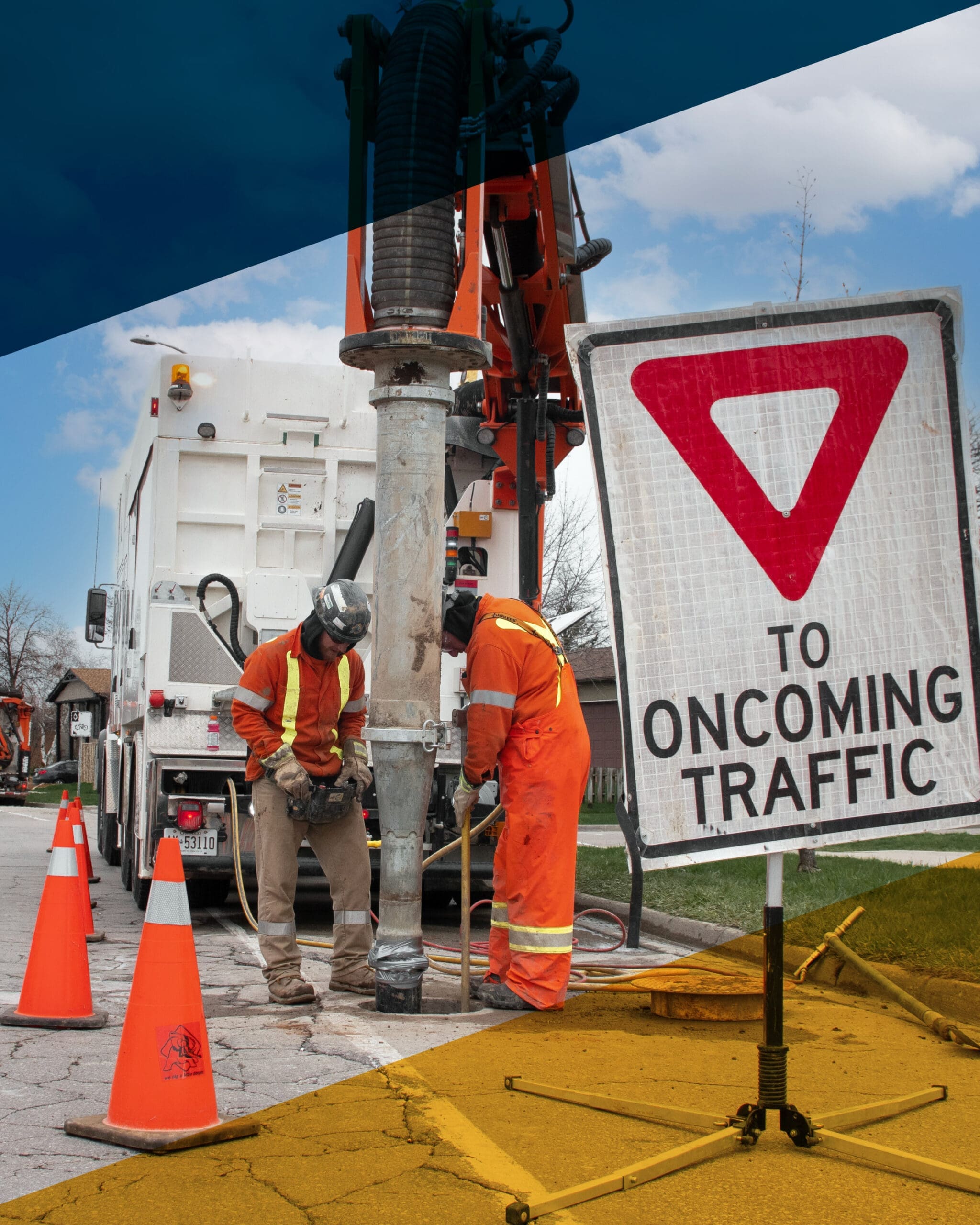 Vacuum excavation equipment supporting an active Ontario infrastructure project